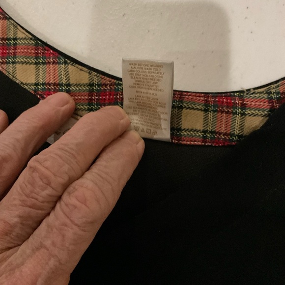 Vtg Bobbie Brooks Jumper Maxi Dress Sleeveless Black Faux Suede Women’s Med 8-10 - Picture 14 of 14